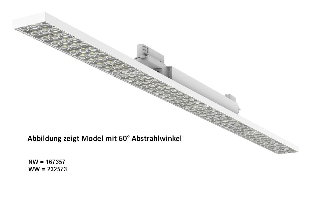 Synergy 21 LED Track-Serie für Stromschiene VLE-Serie 48W, 60°, nw, CRI>90 W
