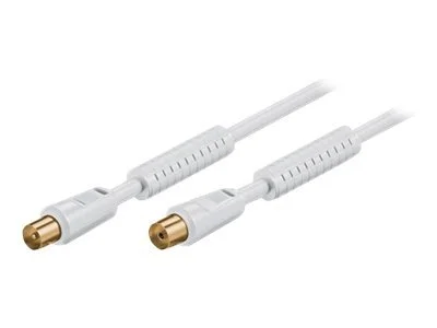 VALUE Antennenkabel mit Ferrite 10m