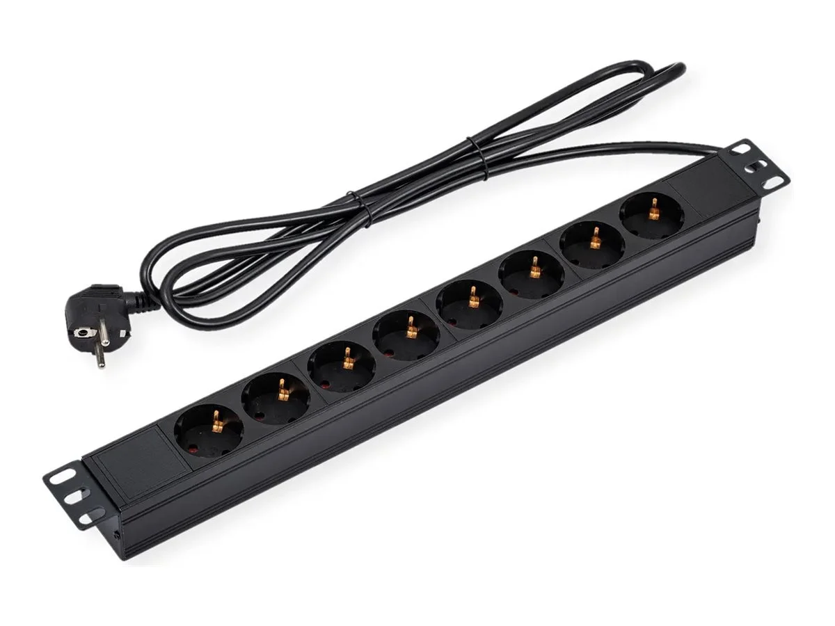 VALUE 48,26cm Steckdosenleiste 8fch 1,8m