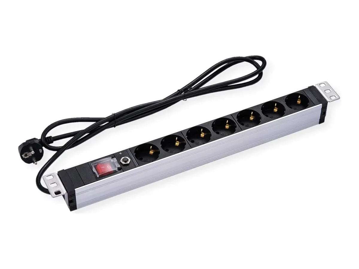 VALUE 48,26cm Steckdosenleiste 7fch 1,8m