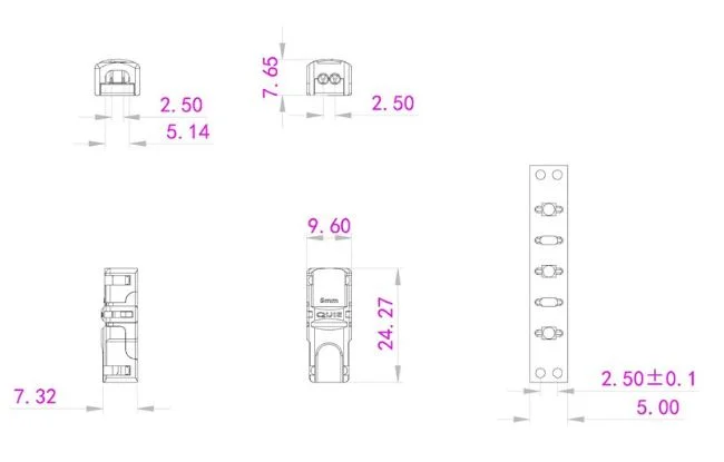 Synergy 21 LED FLEX Strip zub. Easy Connect Strip to Wire 5mm