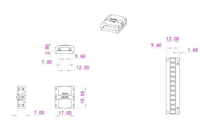 Synergy 21 LED FLEX Strip zub. Easy Connect Strip to strip Joint 12mm HD
