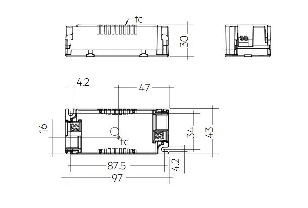 Synergy 21 LED light panel 620*620 zub Standardnetzteil 33W Tridonic Type SC für V3