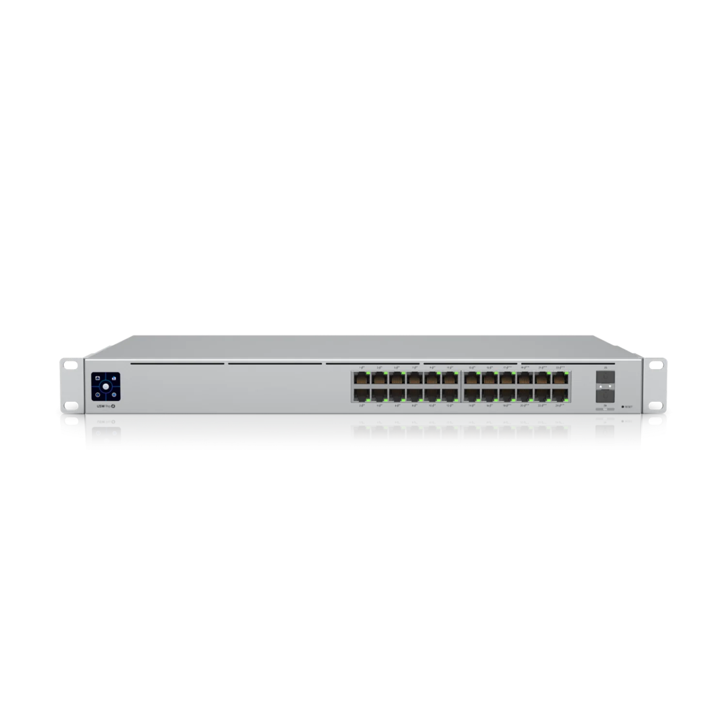 Ubiquiti Switch full managed Layer3 26 Port • 24x GbE • PoE Budget 400W • 8x PoE bt • 16x PoE at • 2x SFP+ • 19" • UniFi • USW-Pro-24-POE