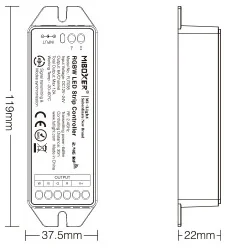 Synergy 21 LED Controller RGB-W DC12/24V 2,4G *Milight/Miboxer*