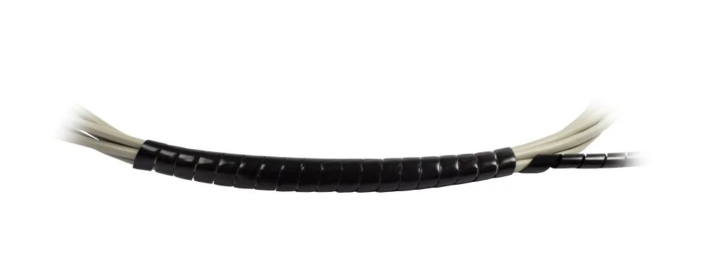 Kabel zbh. Organizer, Spiral, flexibel, 9-65mm, 10m, schwarz, Synergy 21,