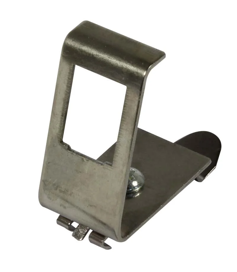 Dosen TP, DIN-Rail(Hutschiene), CAT6A, 1-fach, Keystone Modul Slim-line, Metall, Synergy 21,