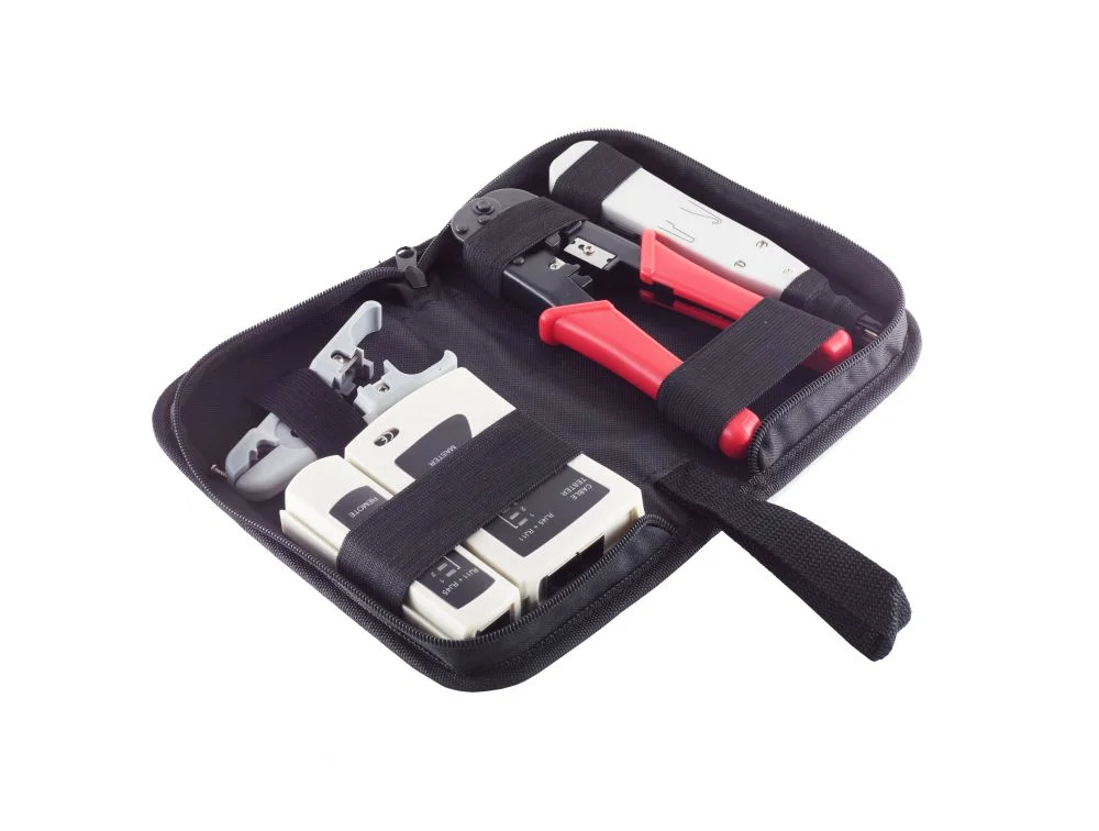 TP-Werkzeugset, Netzwerk, 4-teilig, mit Tasche