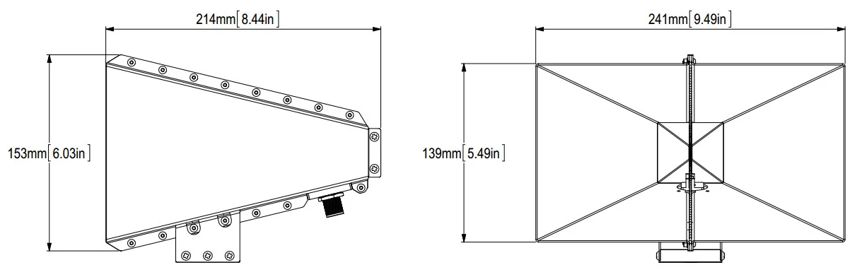 Tekbox TBMA4 Horn Antenne, 1GHz bis 8 GHz