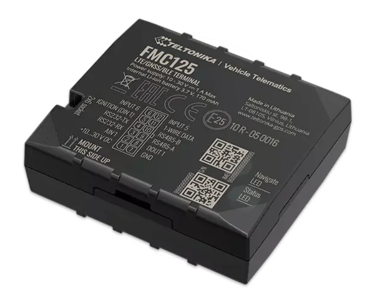 Teltonika · Tracker GPS · FMC125 · Fahrzeug · LTE/3G/2G/GNSS/BLE 4.0