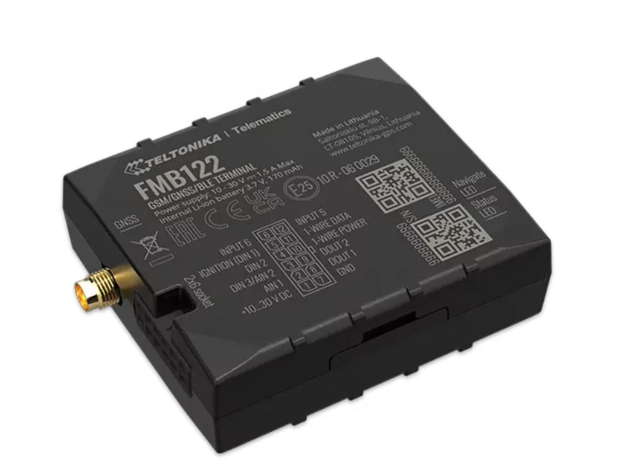 Teltonika · Tracker GPS · FMB122 · Fahrzeug · GNSS/GSM/BLE 4.0