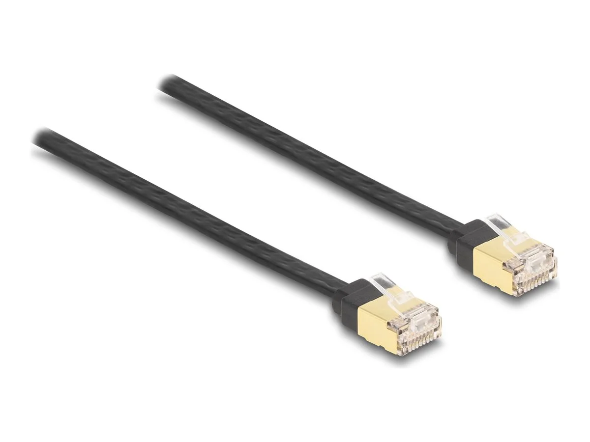 DELOCK RJ45 Aufrollkabel Cat.6A STP 1,5m
