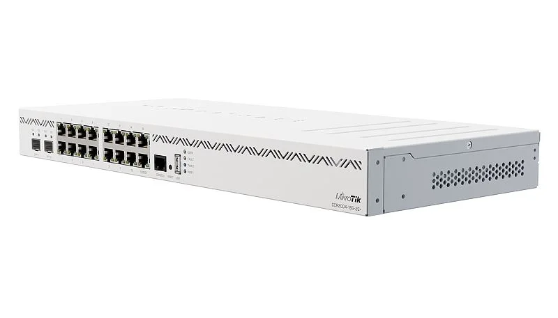 MikroTik Cloud Core Router CCR2004-16G-2S+, 16Gbit LAN, 2x SFP+, Dual PSU, Rack