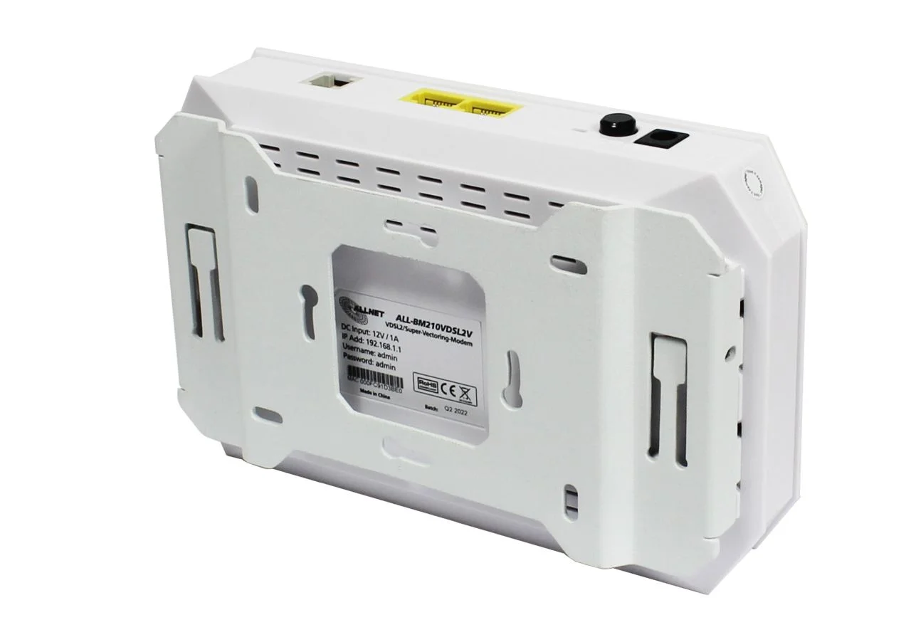 ALLNET ISP Bridge Modem VDSL2 / SuperVectoring zbh. Wandhalter für ALL-BM210