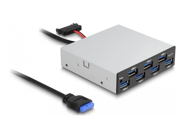 DELOCK 8,89cm 5 Gbps Front Panel 7x USB
