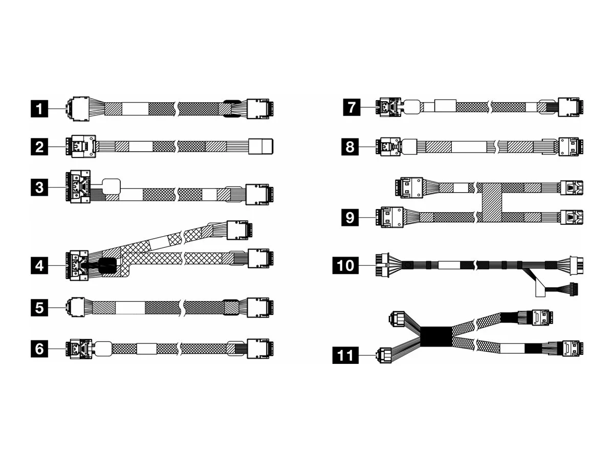 LENOVO ISG ThinkSystem SR630 Cable Kit