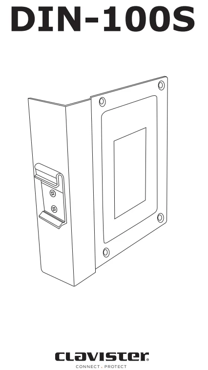 Clavister NetWall 100 Series DIN Rail Mounting Kit