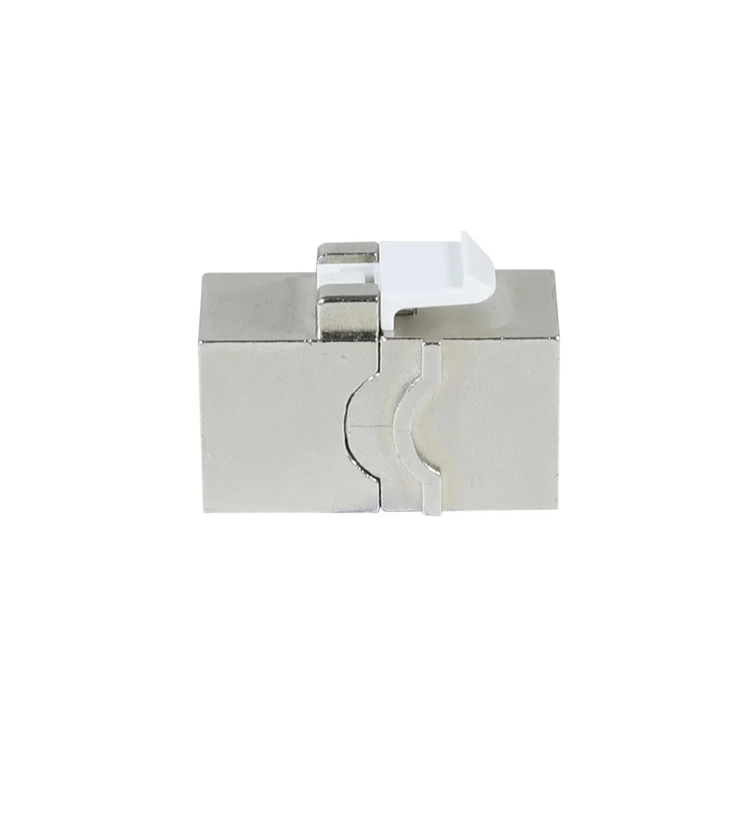 Patch Panel 4xTP-TP(Kupplung), CAT6A, incl.Keystone Slim-line 20mm, Aufputz ABS, Weiss, Synergy 21,