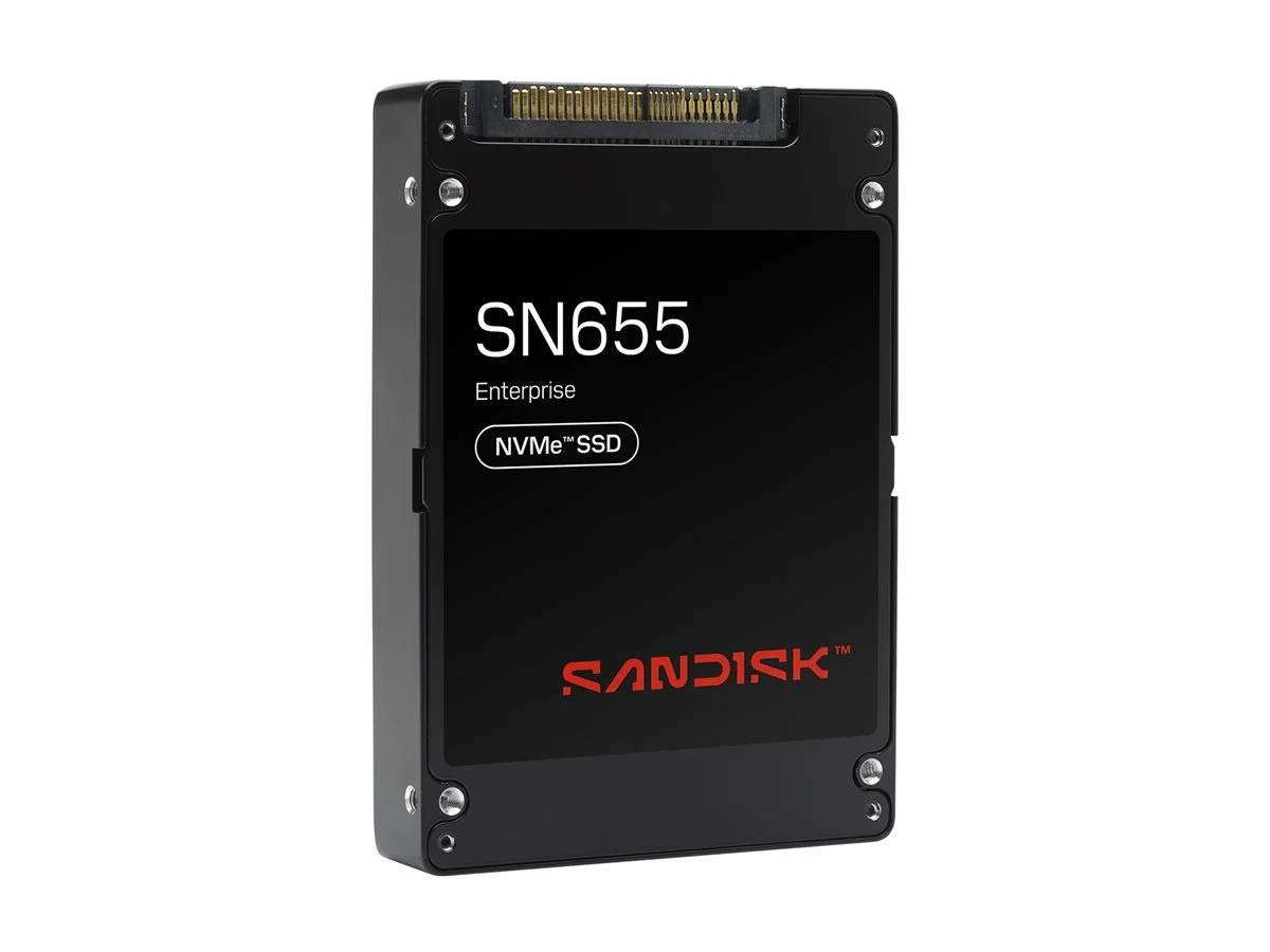 SANDISK SN655 NVMe SSD 15.36TB ISE