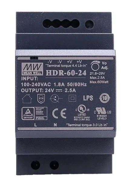 ALLNET Ersatznetzteil - 5V / 6A 60W MEANWELL Hutschiene