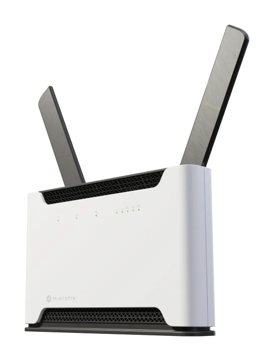 MikroTik Chateau LTE18 ax kit with two wireless interfaces (2.4 and 5 Ghz ax), 5x Gigabit, LTE CAT18 Modem, S53UG+5HaxD2HaxD-TC&EG18-EA