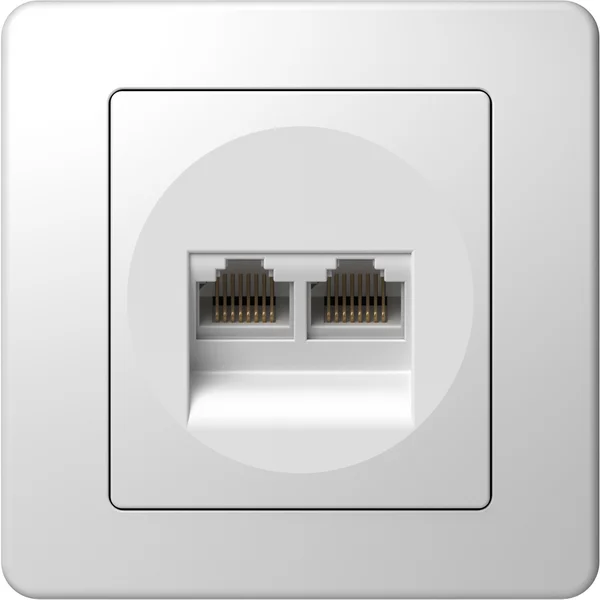 TEM Serie Ekonomik SOCKET CAT6s KS DOUBLE2x RJ45 NB