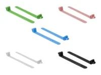 DELOCK Silikon-Kabelbinder 10 St. farbig