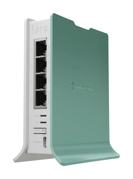 MikroTik home AX Access Point L41G-2axD, hAP ax lite TC, 2,4 GHz, 4x Gigabit, Tower Case