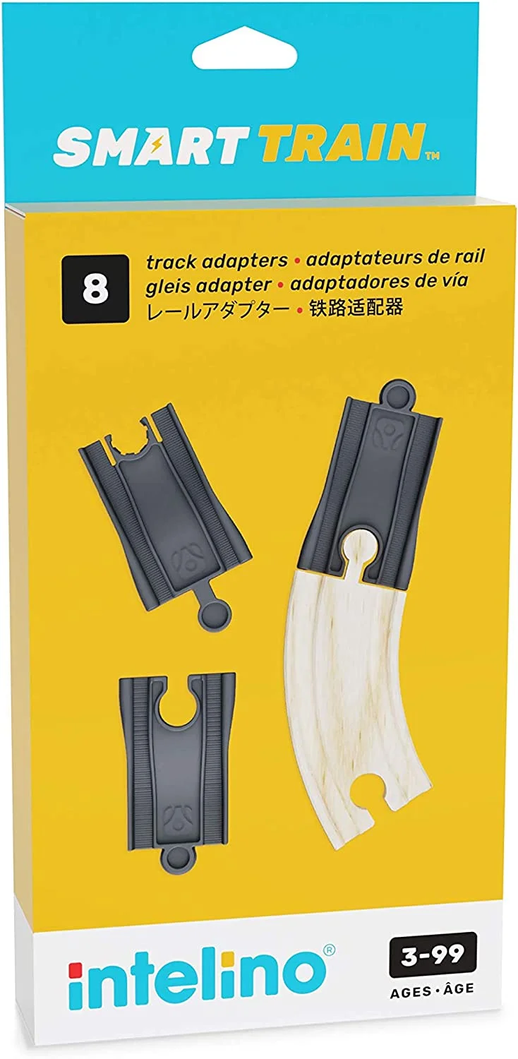 Intelino MINT Eisenbahn Erweiterung " Universal Wooden Rail Adapter"