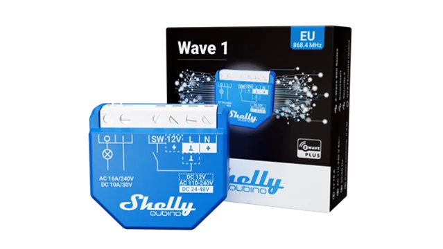 Shelly · Unterputz · " Wave 1" · Relais · max 16A · 1 Kanal · Z-Wave