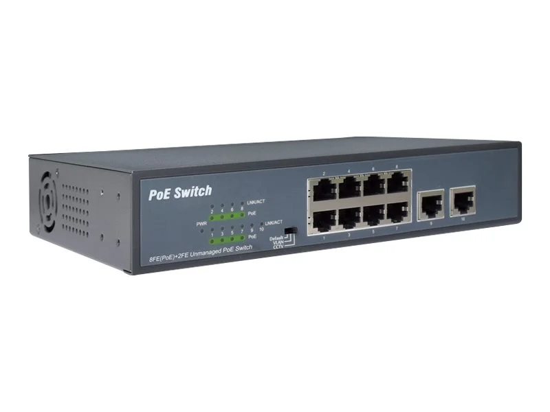 DIGITUS 8port Fast Eth. PoE switch