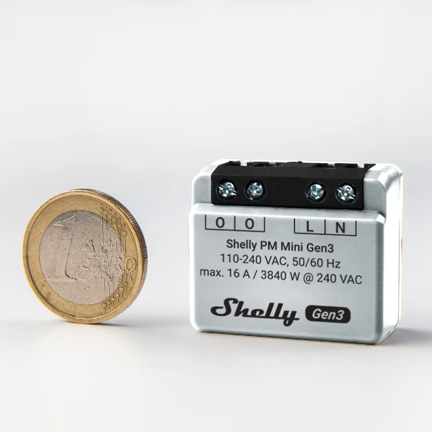 Shelly · Unterputz · " PM Mini Gen. 3" · WLAN · BT