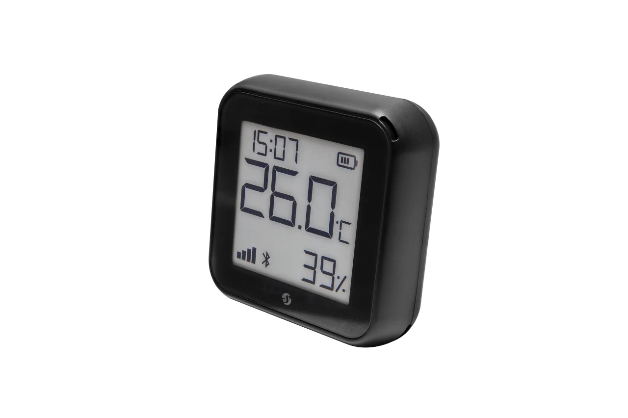 Shelly · Plug & Play · " H&T Gen. 3 Matte Black" · Temperatur- & Feuchtigkeitssensor · WLAN · BT · USB C / Batterie (n.e.)