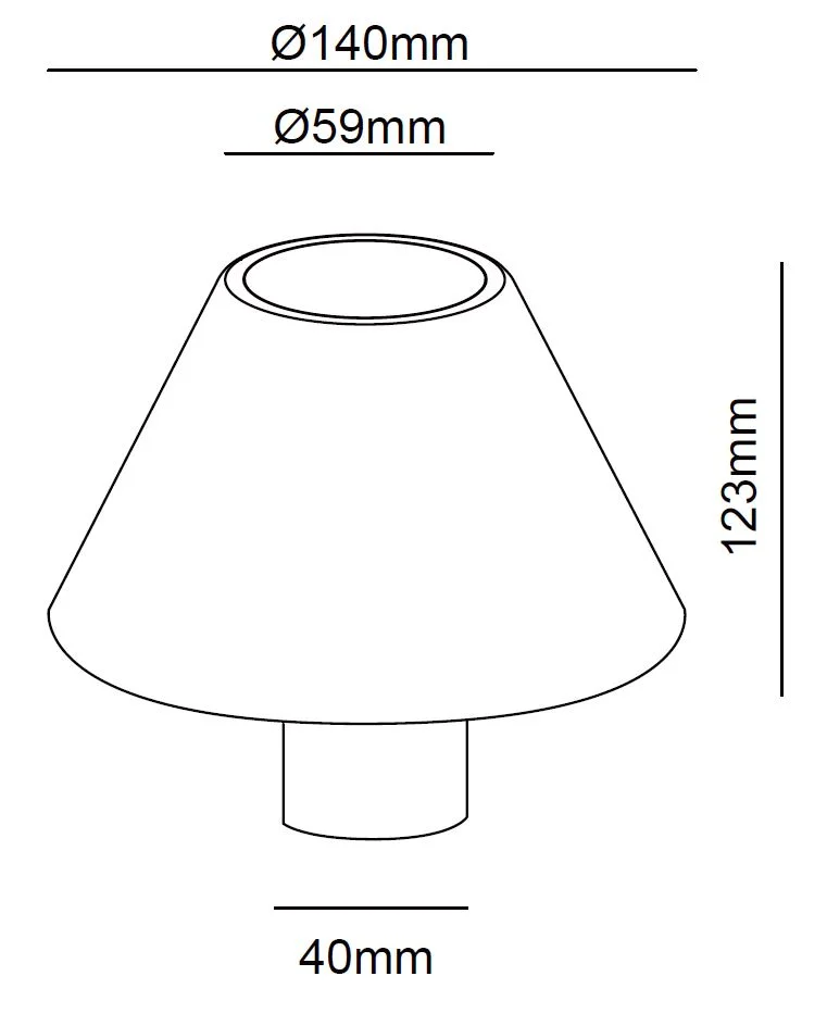 Synergy 21 LED Tischleuchte Akku für Flaschen, outdoor IP54, Touch Switch dimmbar, blau