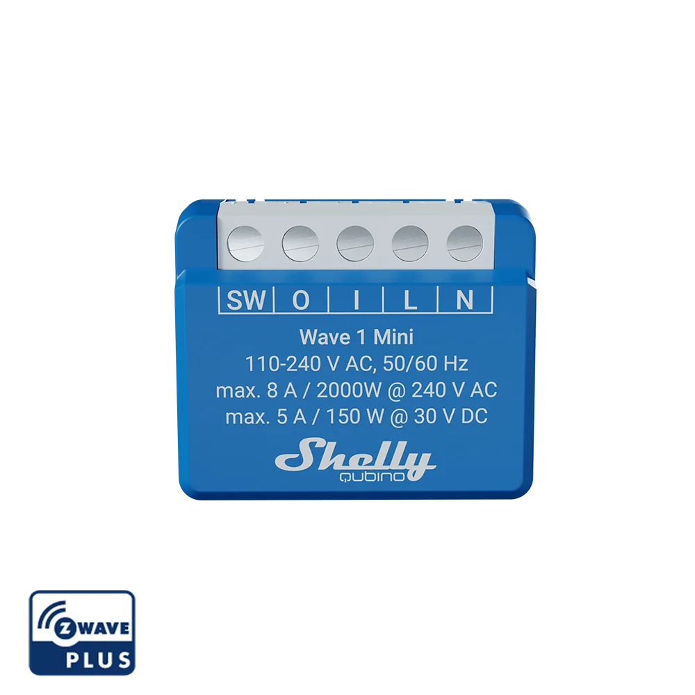 Shelly · Unterputz · " Wave 1 Mini" · Relais · max. A · 1 Kanal · Z-Wave