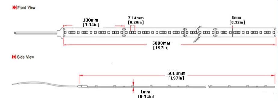Synergy 21 LED Flex Strip 2835 - 130 WW DC48V 240W IP20 ULS 50M