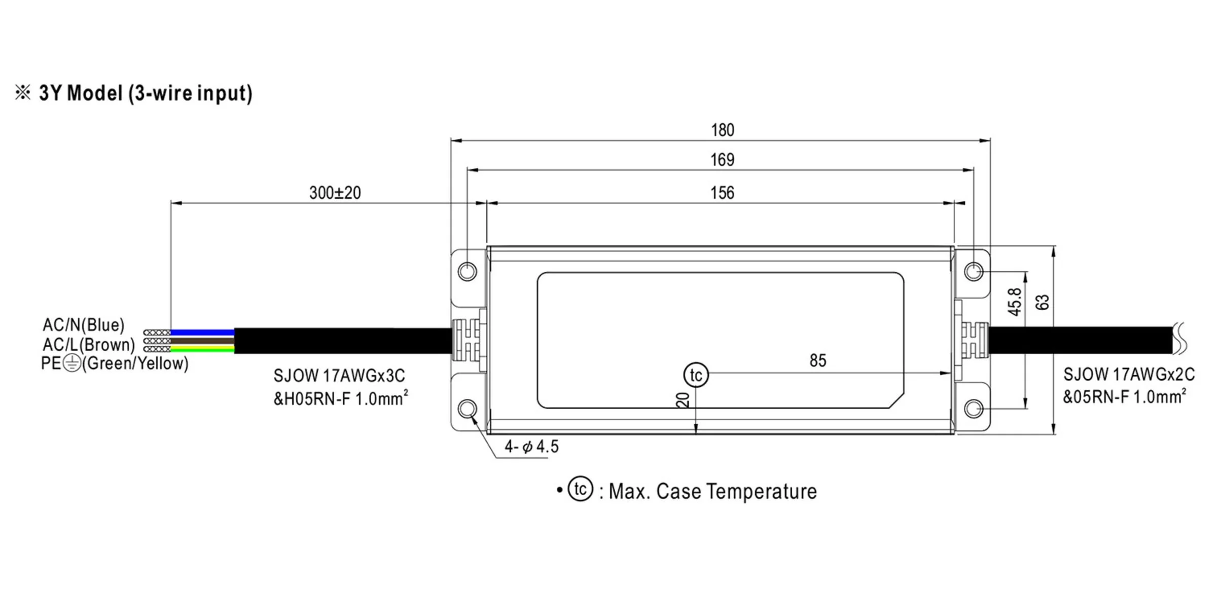 MEANWELL Netzteil - 24V 75W IP67 DALI
