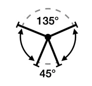 Powergear 3PH Verbinder , Einstellbar, Weiß