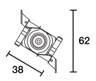 Powergear 3PH T BAR EZCLICK, Weiß