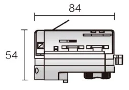 Powergear 3PH CLASSIC 3 ADAPTER, Schwarz