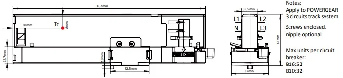 Powergear 3PH ULTIMATIVER ADAPTER 925-1250mA 50W (EINSTELLBARER DIP-SCHALTER), Weiß