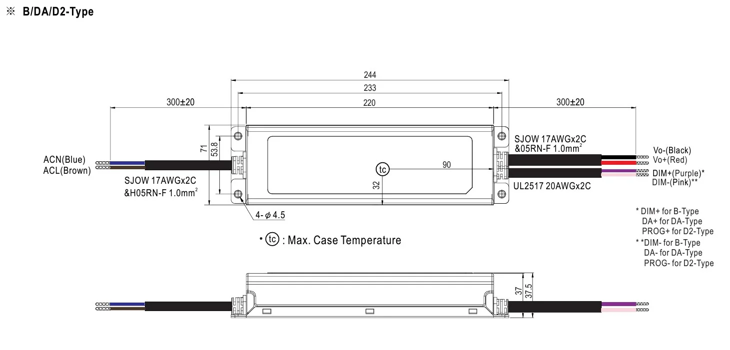 MEANWELL Netzteil - 48V 240W IP67 DALI