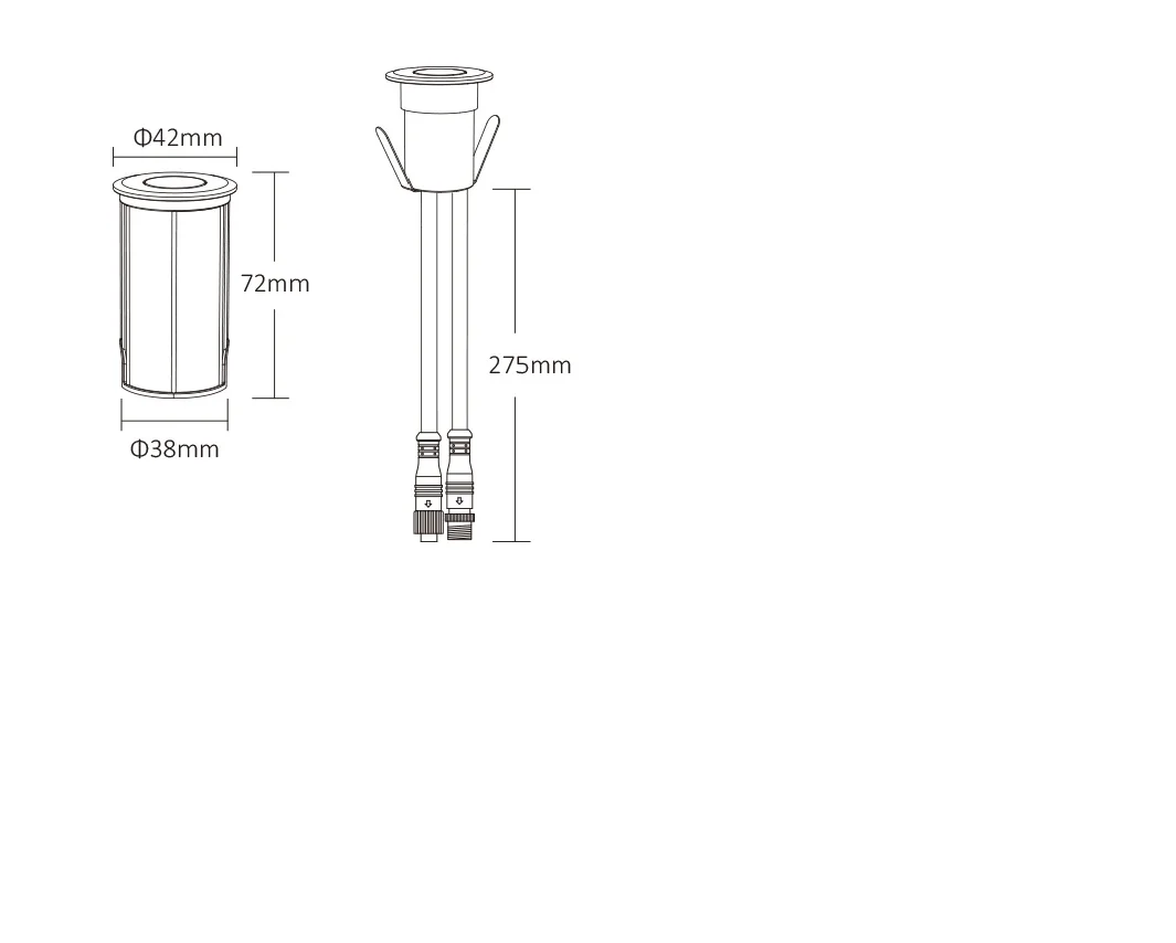 Synergy 21 LED DMX512 3W RGB-W LED Underground Light*Milight/Miboxer*