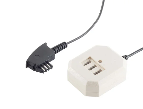 Kabel TK TAE-Adapter, TAE-F-Stecker/NFN-Buchse,