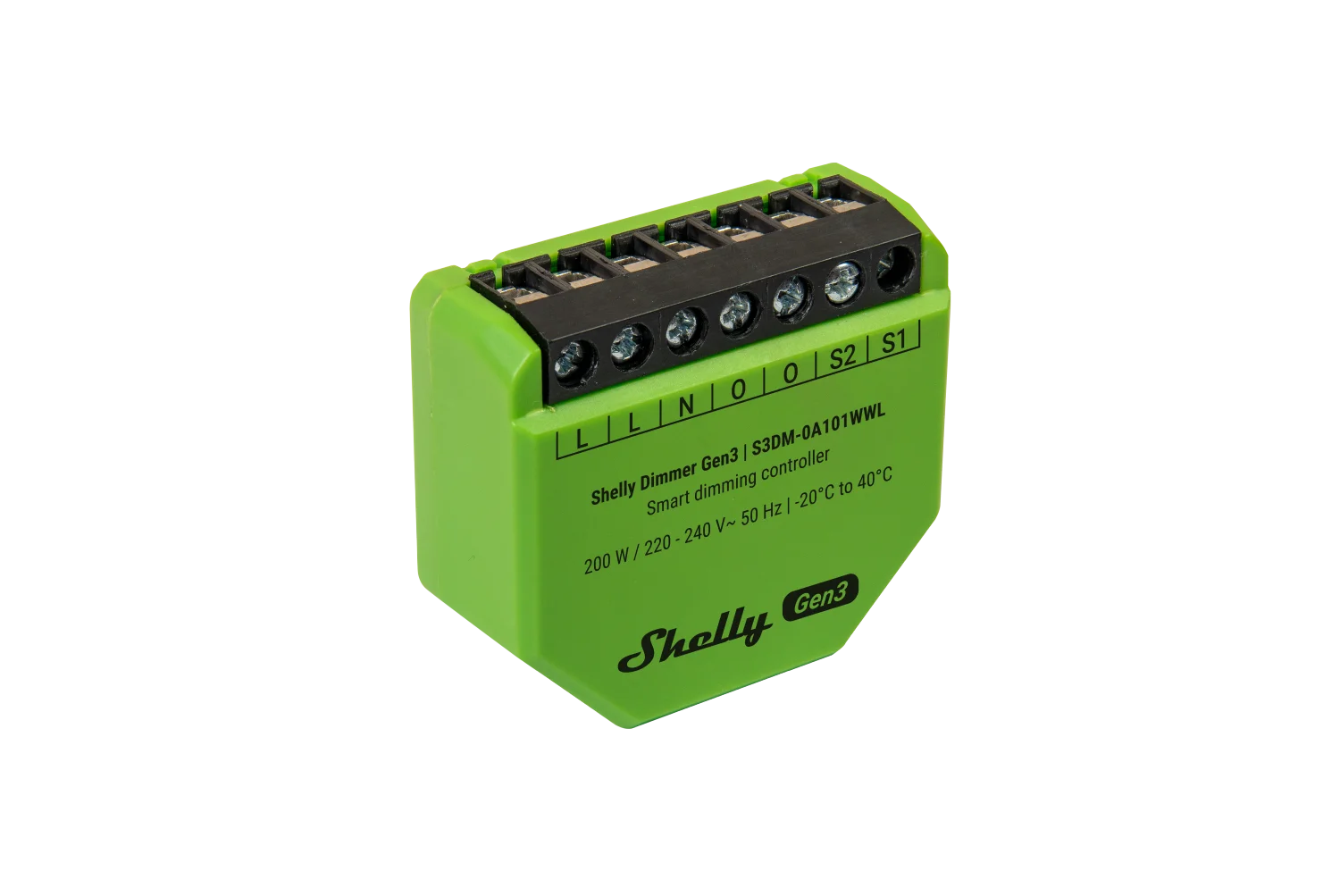 Shelly · Unterputz · " Dimmer Gen3" · Relais · LED Lichtcontroller · Messfunktion