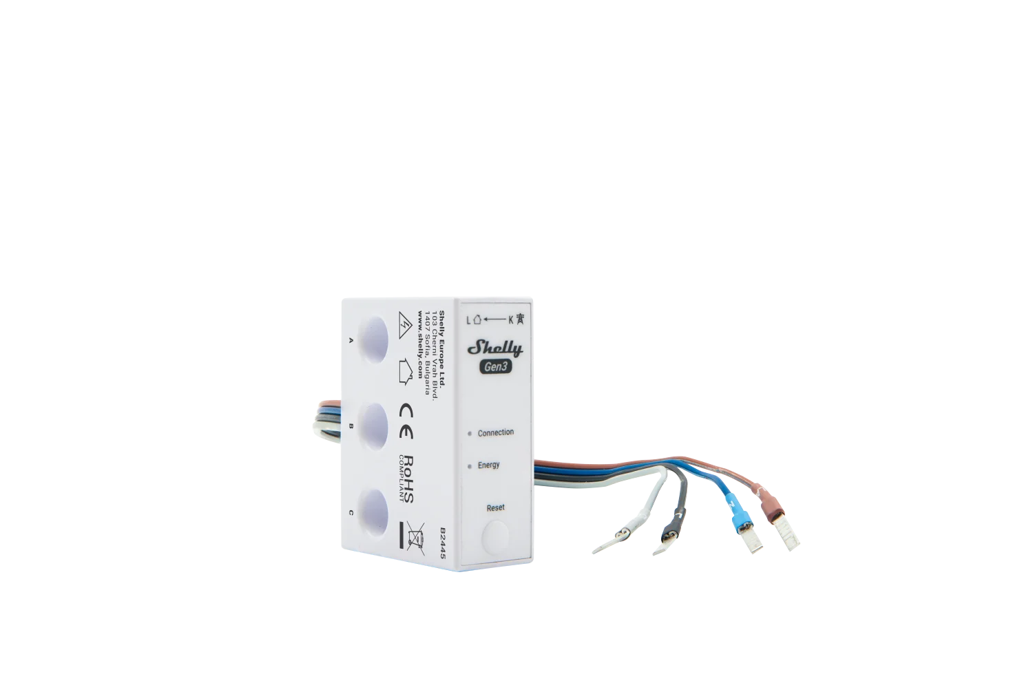 Shelly · Hutschiene · "3EM-63W Gen3" · Stromzähler