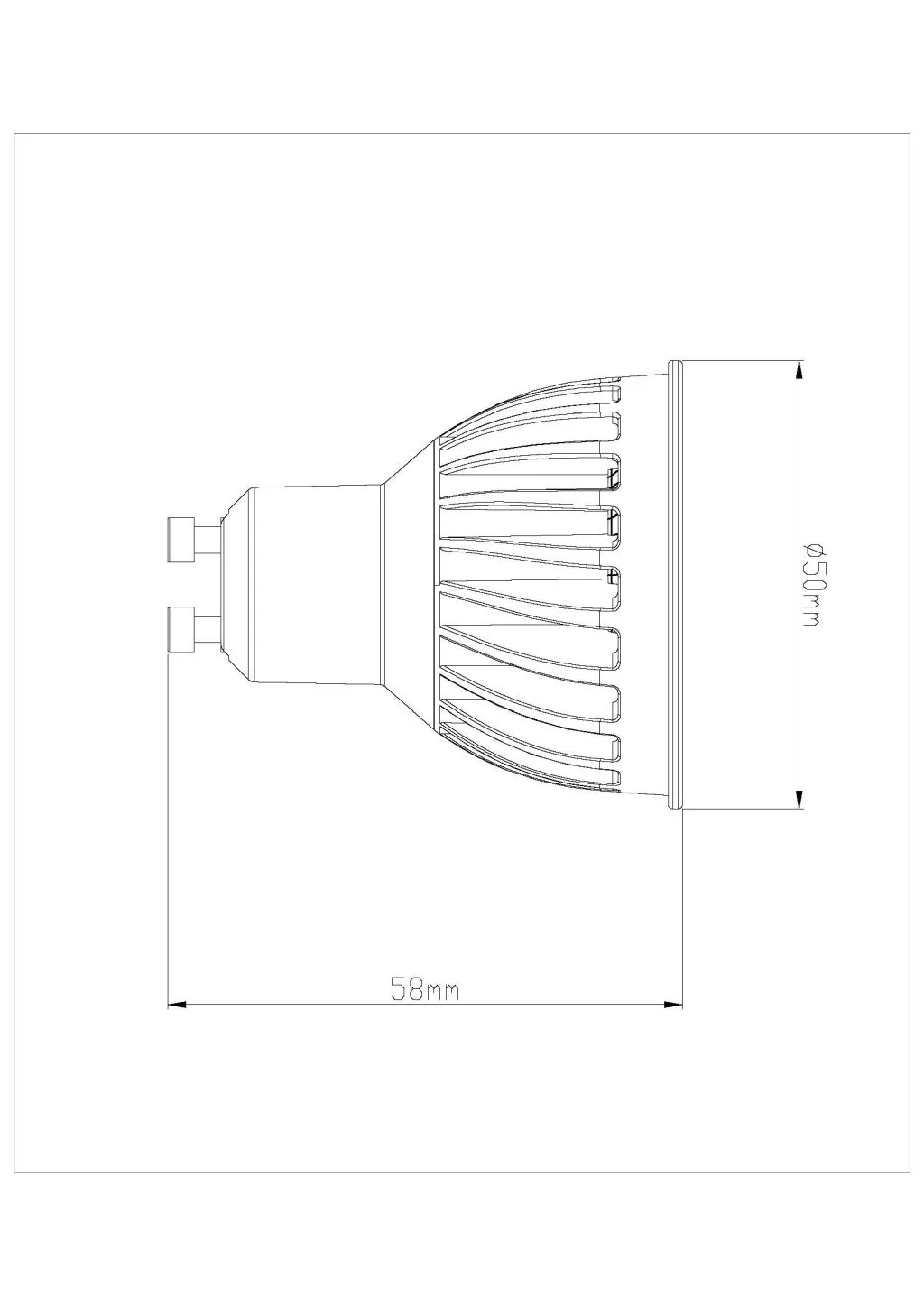 Synergy 21 LED Retrofit GU10 6W ww dimmbar V4