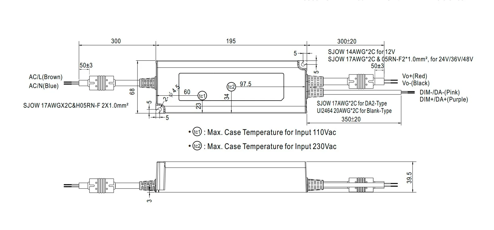 MEANWELL Netzteil - 24V 200W 0-10V Dimm