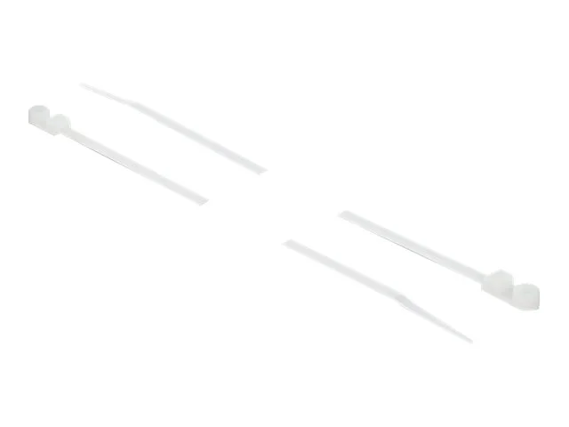 DELOCK Kabelb L 200 x B 4,8mm weiss 10St