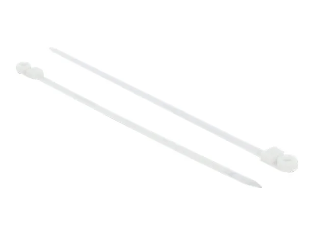 DELOCK Kabelb L 300 x B 7,6mm weiss 10St